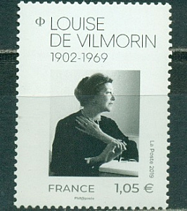 Франция, 2019, Луиза де Вильморен, Писательница, 1 марка